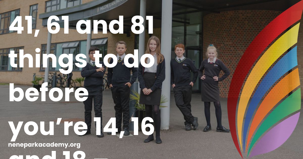 41, 61 and 81 things to do before you’re 14, 16 and 18 – #npachallenge ...